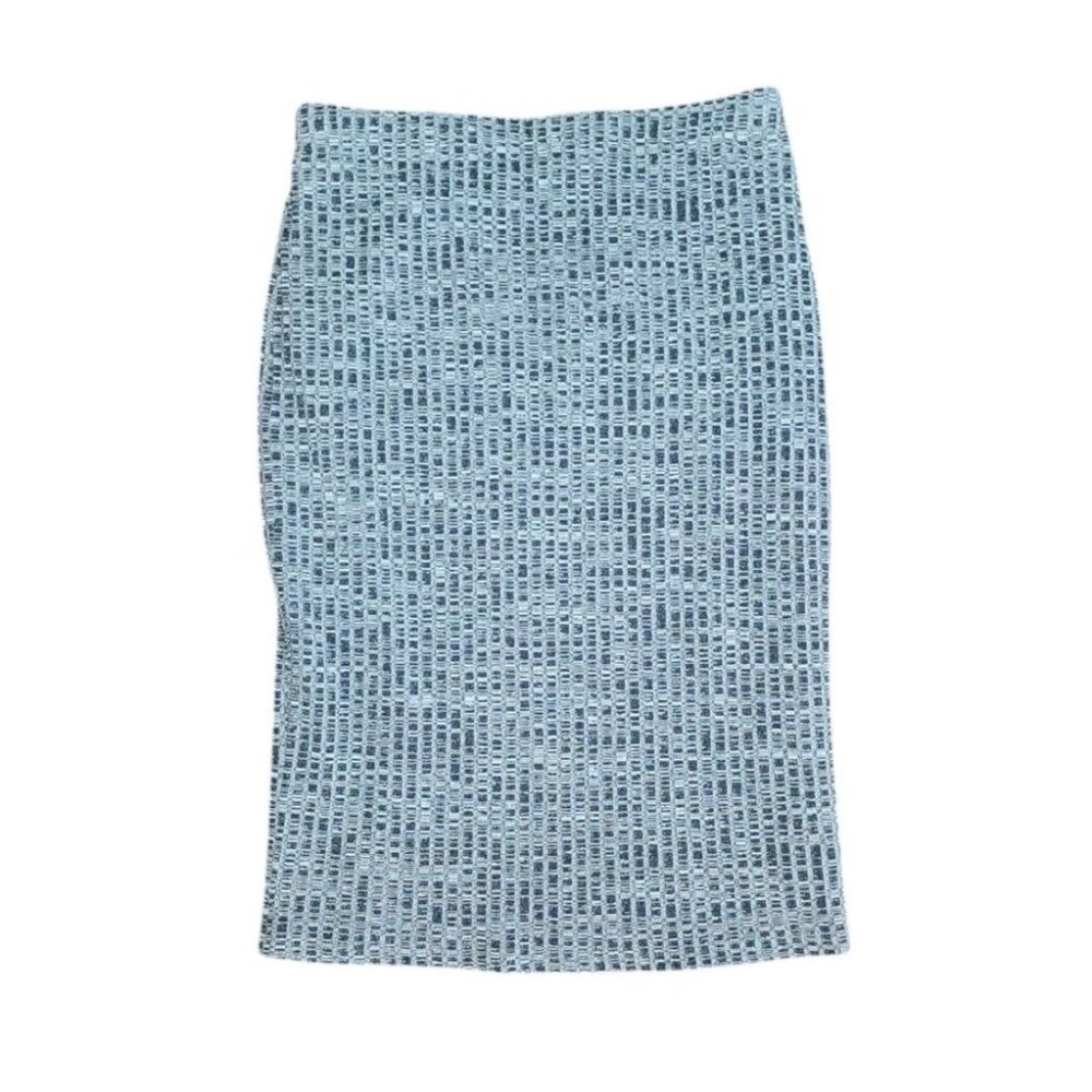 41 HAWTHORN Stitch Fix Gray Ribbed Brie Pencil Skirt Womens Size M‎ Medium